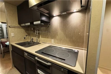 IHクッキングヒーター仕様のキッチン