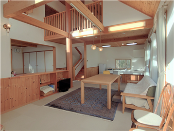 LDKを南東側角より