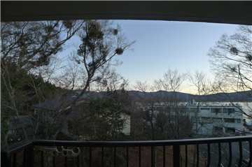 バルコニーからの眺望（南方向を撮影）