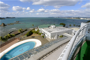 バルコニーから北西方向に見える眺望