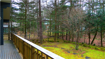 ウッドデッキからの眺望（北東方向を撮影）