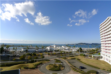 バルコニーから北西方向の眺望