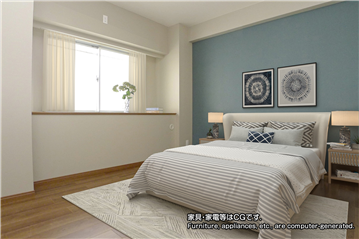 洋室1（家具・家電等はＣＧです）
