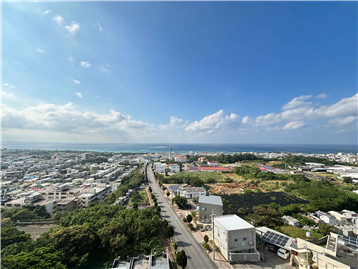 バルコニーからのオーシャンビュー／南西方向を撮影