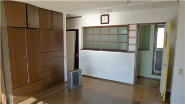 洋室3(居室入口方向を撮影)