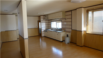 LDK（キッチン方向を撮影）