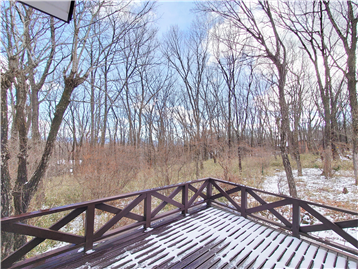 ウッドデッキより南方向の眺望