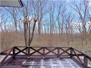 ウッドデッキより南東方向の眺望