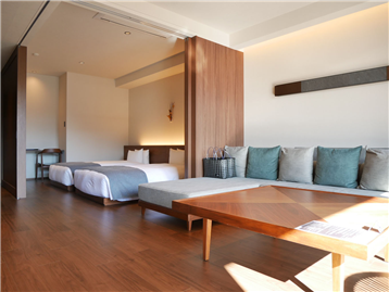 LDKからベッドルーム方向を撮影