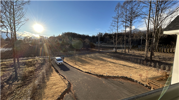 洋室3から／南西に浅間山が見えます