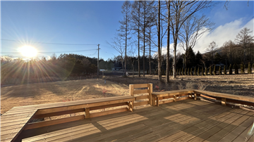 デッキから南西方向の眺望