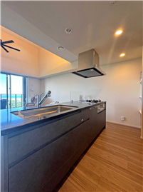 対面式のキッチン