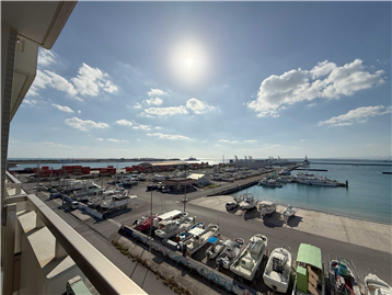 バルコニーからのオーシャンビュー／南方向を撮影