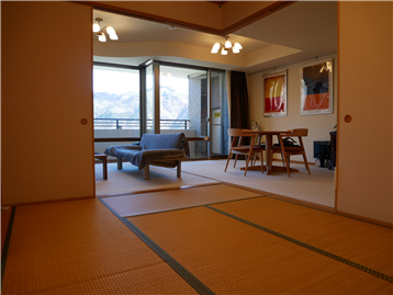 和室からLDK方向を撮影