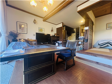 LDK(キッチン方向を撮影)