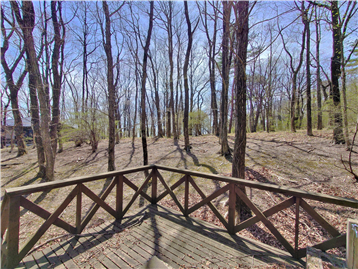 ウッドデッキより南方向の眺望