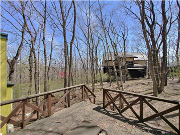 ウッドデッキより東方向の眺望