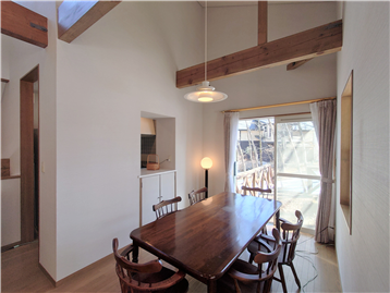 DKスペースをリビング側より