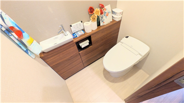 トイレ/手洗い付きです