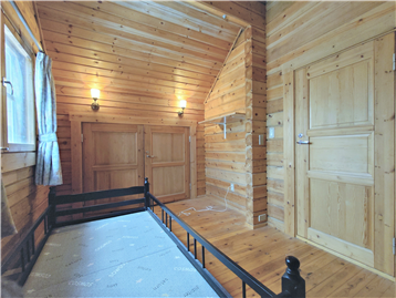 サービスルームを北西側角より