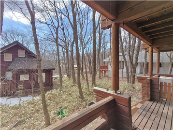 ウッドデッキより南西方向の眺望