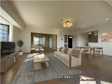 LDK／家具・家電等はCGです。