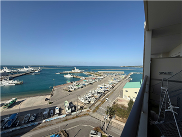 バルコニーからの眺望／西方向を撮影