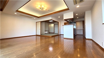 LDK(和室方向を撮影)