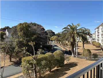 バルコニーから南西側に見る景色