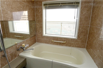 オーシャンビューのバスルーム