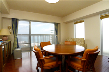 眺望が楽しめるリビング・ダイニング