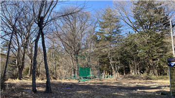 敷地北西方向を撮影