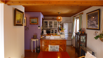 リビング・ダイニング（キッチン方向を撮影）