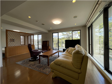 LDK（洗面室方向から撮影）