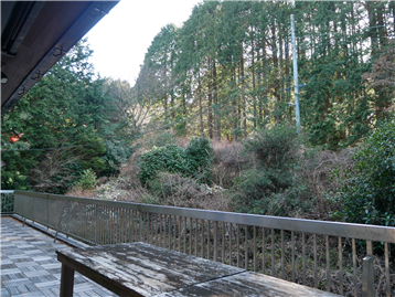 2階ベランダから北方向を撮影