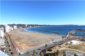 バルコニーからの眺望（北東方向を撮影）