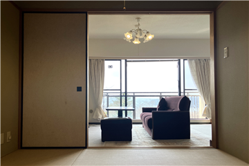 和室より南西方向を撮影