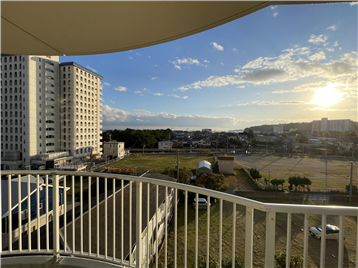 バルコニーからの眺望（南西方向を撮影）