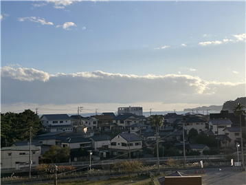 バルコニーからの眺望（南西方向を撮影）