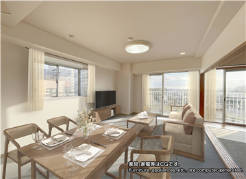 LDK／家具・家電等はCGです。