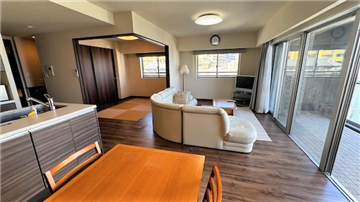 LDKと和室/北方向を撮影