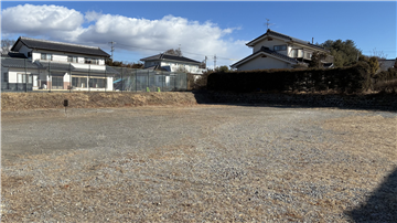 敷地南西側より北東方向撮影