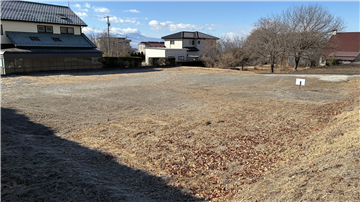 敷地北東側より南西方向撮影