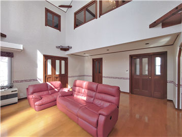 リビングを南側角より