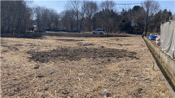 敷地内から南方向を撮影