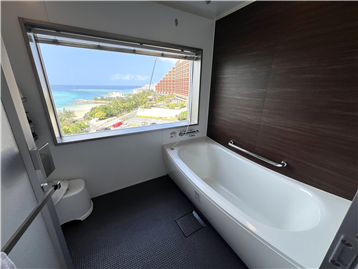 ビューバスタイプの浴室