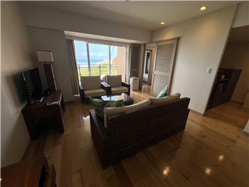 リビングスペースからの眺望