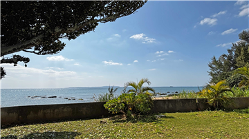 庭からのオーシャンビュー（南方向を撮影）