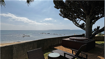 庭からの眺望（南西方向を撮影）