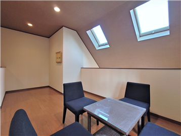トップライトのあるフリースペース
